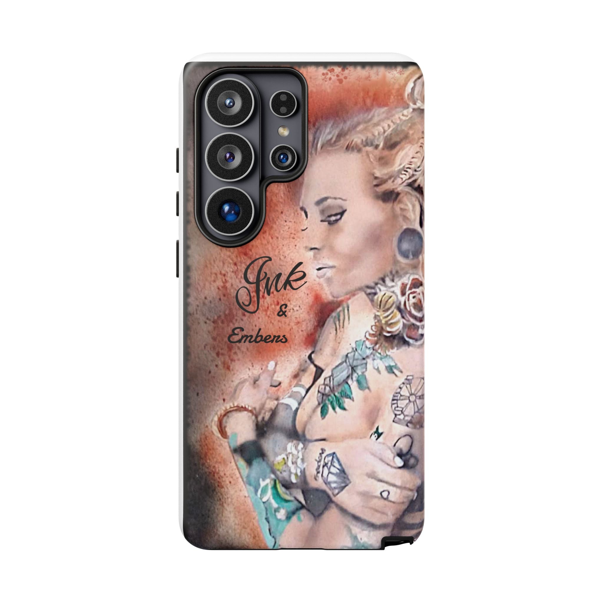 Tattooed Pin-Up Tough Case — Ink & Embers Phone Cover