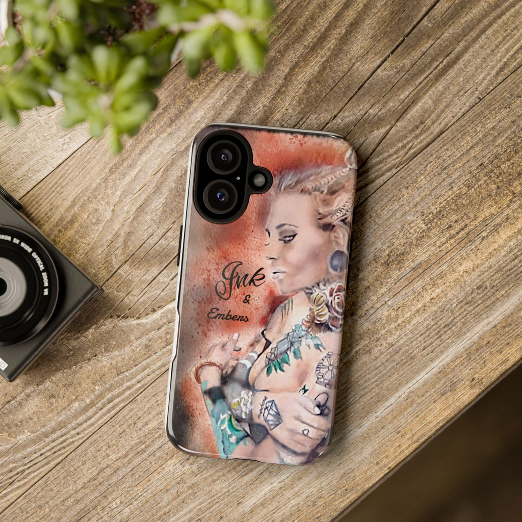 Tattooed Pin-Up Tough Case — Ink & Embers Phone Cover