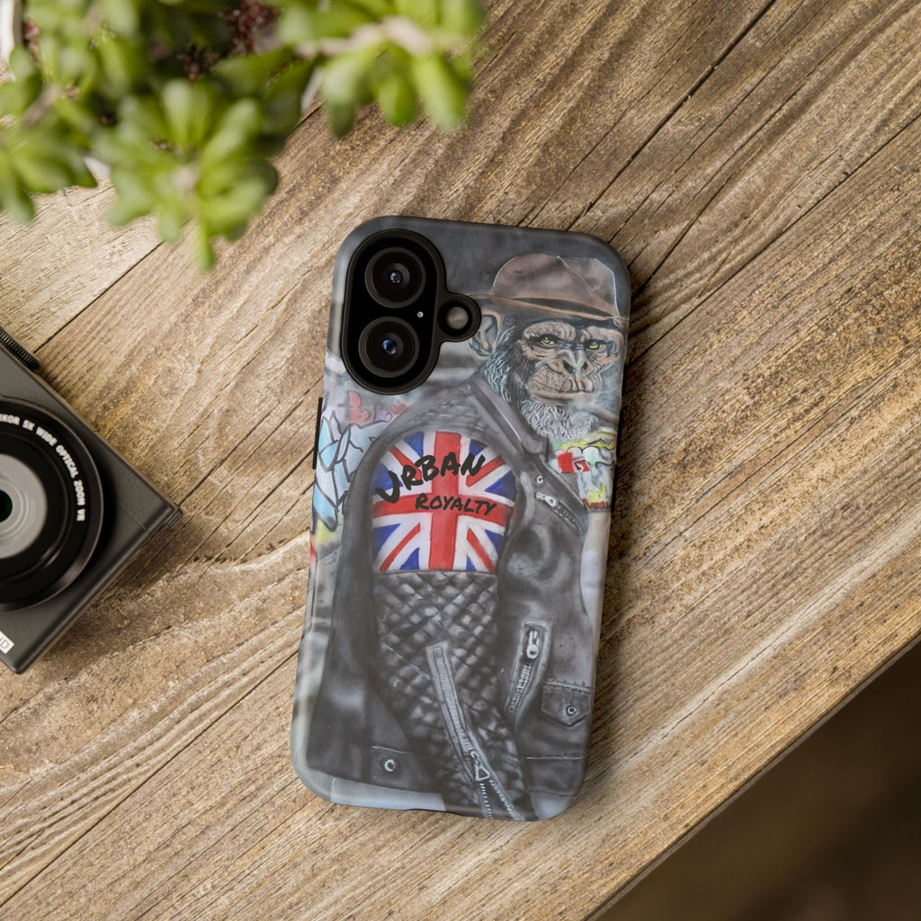 Urban Royalty Monkey Phone Case – Graffiti Biker Protective Cover