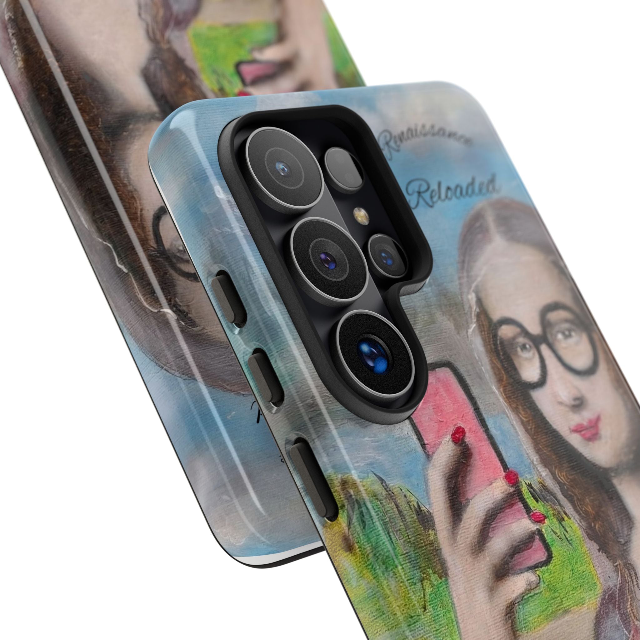 Mona Lisa Selfie Tough Phone Case — Renaissance Reloaded Protective Cover