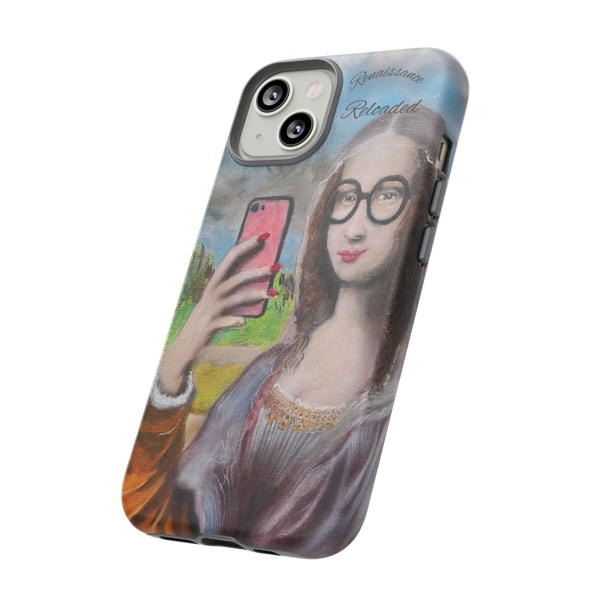 Mona Lisa Selfie Tough Phone Case — Renaissance Reloaded Protective Cover
