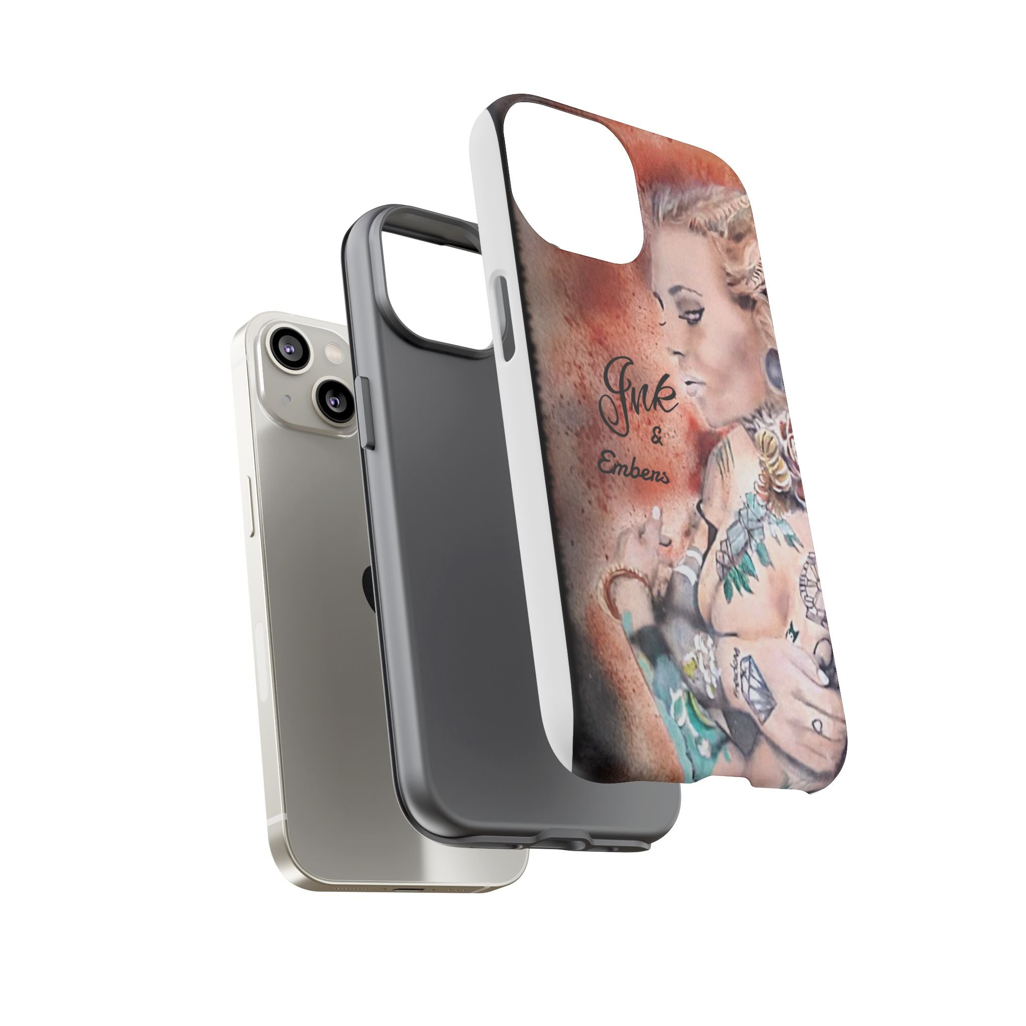 Tattooed Pin-Up Tough Case — Ink & Embers Phone Cover