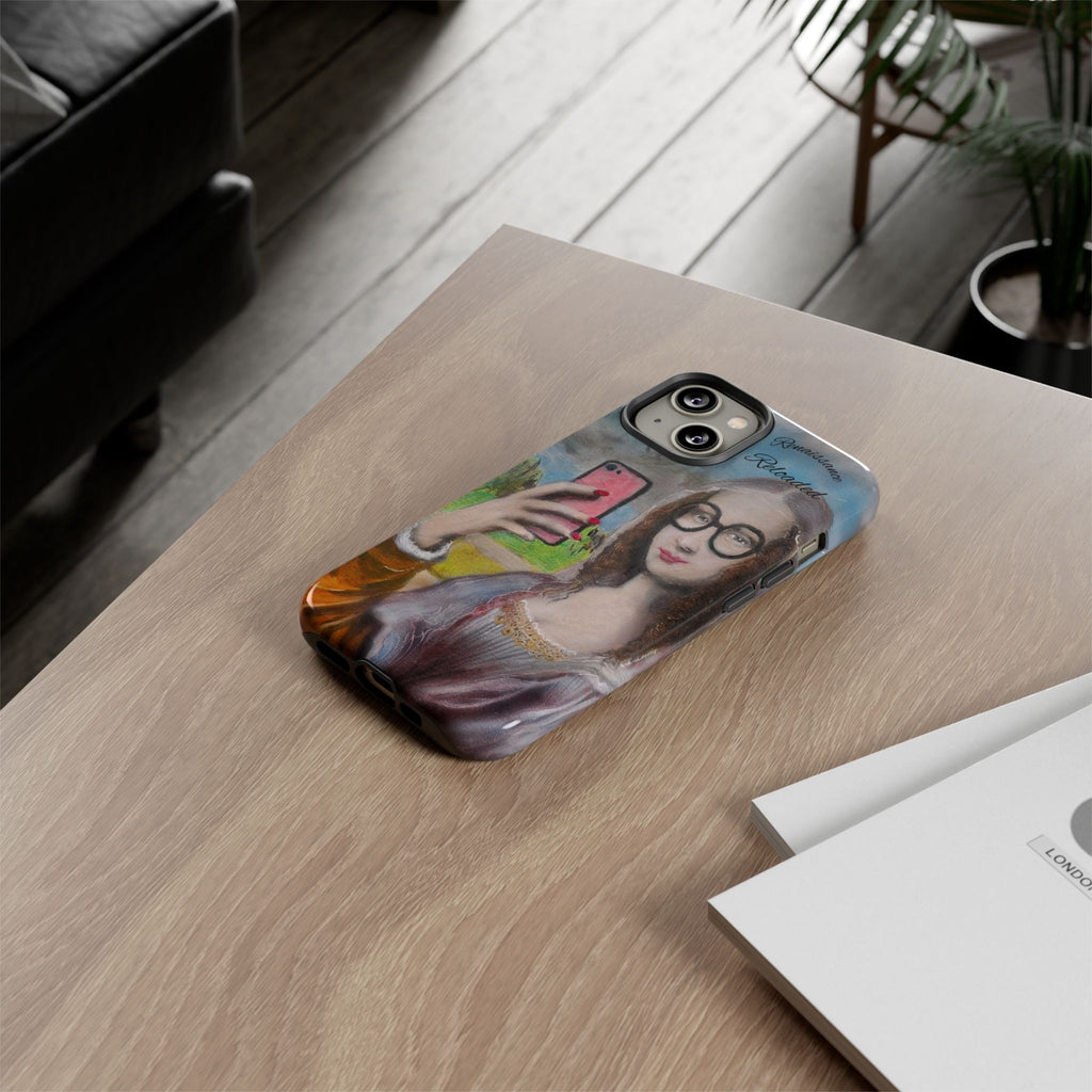 Mona Lisa Selfie Tough Phone Case — Renaissance Reloaded Protective Cover