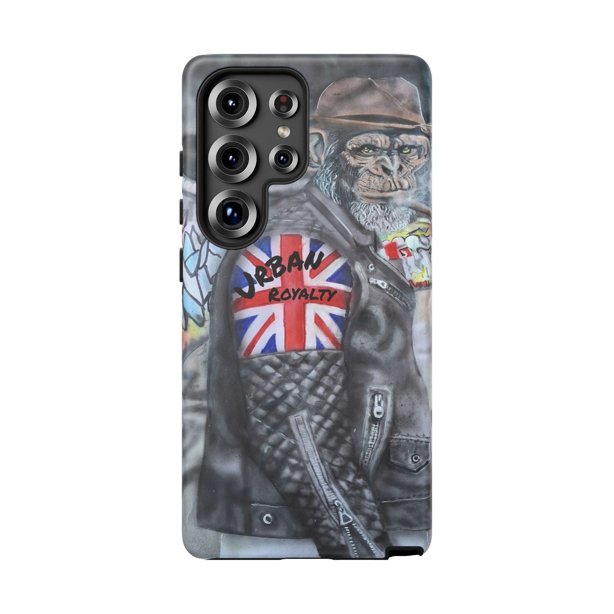 Urban Royalty Monkey Phone Case – Graffiti Biker Protective Cover