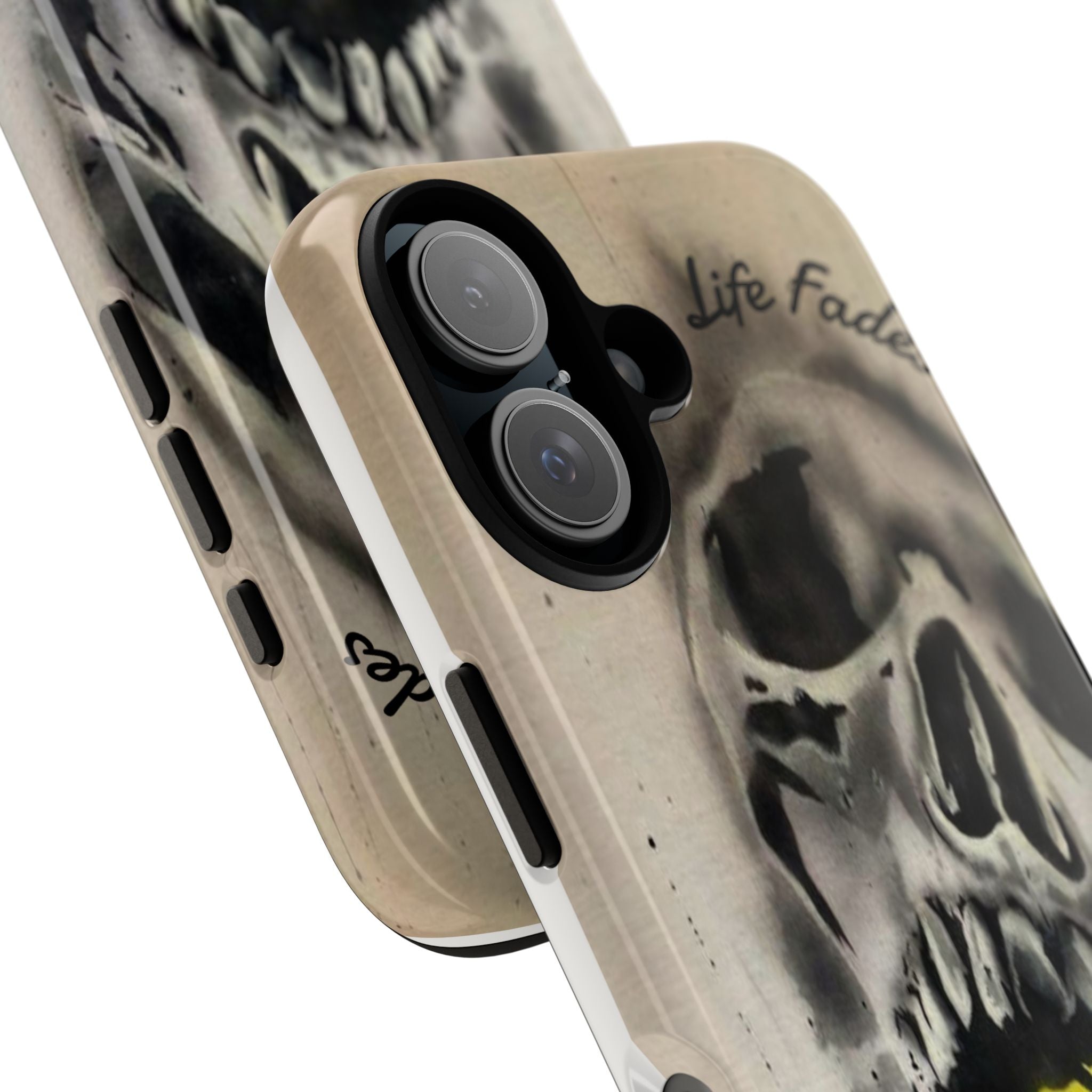 Skull & Rose Tough Case — “Life Fades. Style Doesn’t.” Phone Cover