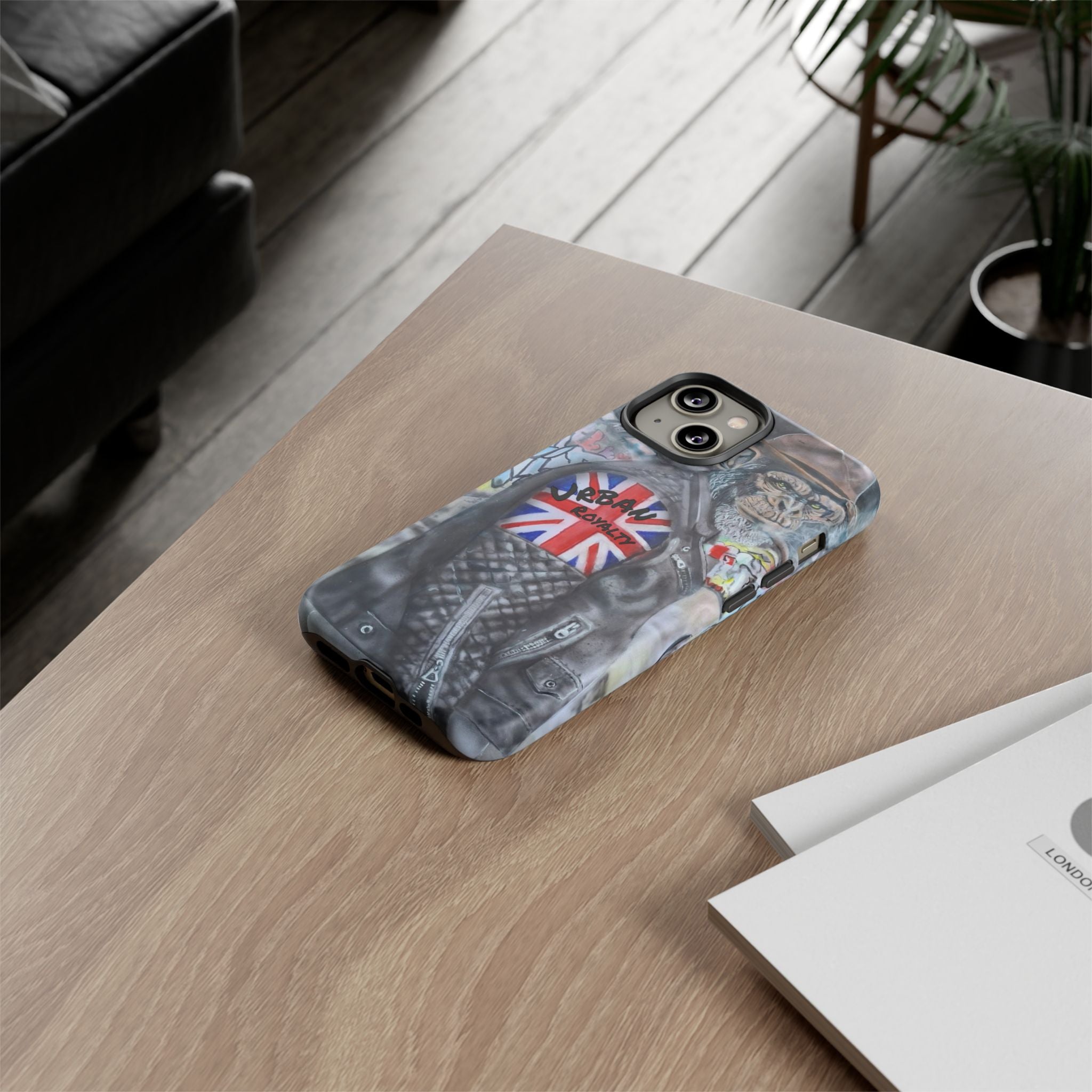 Urban Royalty Monkey Phone Case – Graffiti Biker Protective Cover