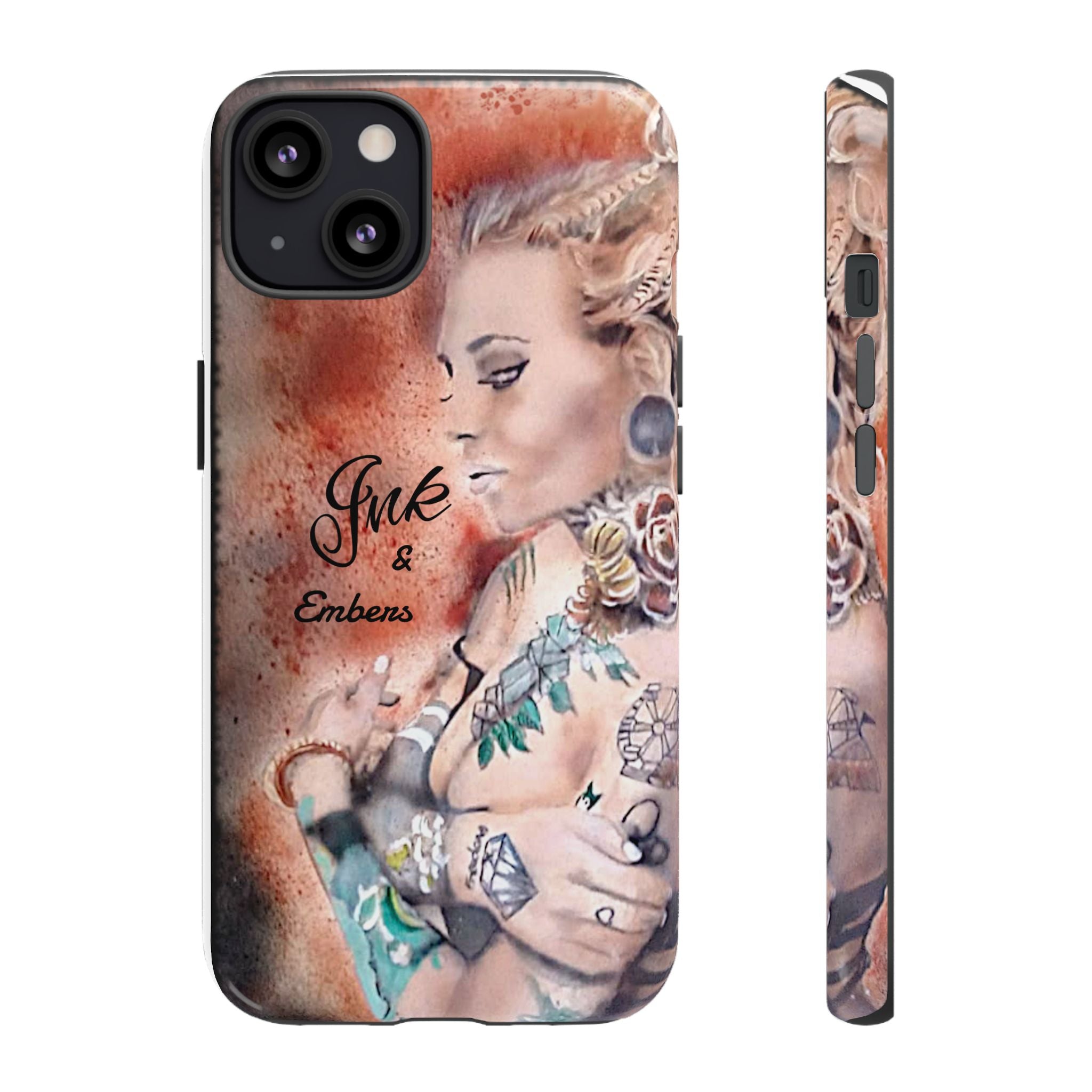 Tattooed Pin-Up Tough Case — Ink & Embers Phone Cover
