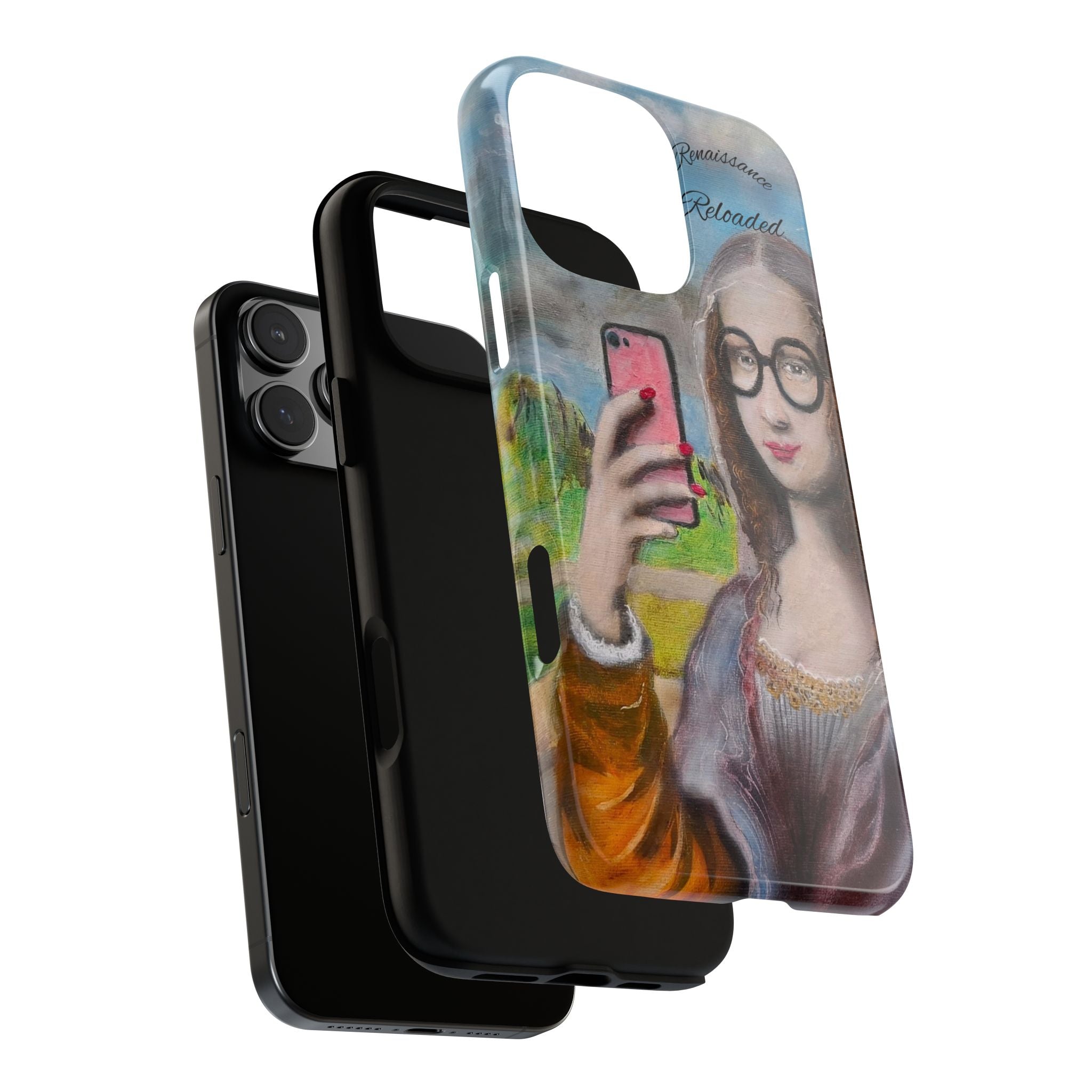 Mona Lisa Selfie Tough Phone Case — Renaissance Reloaded Protective Cover