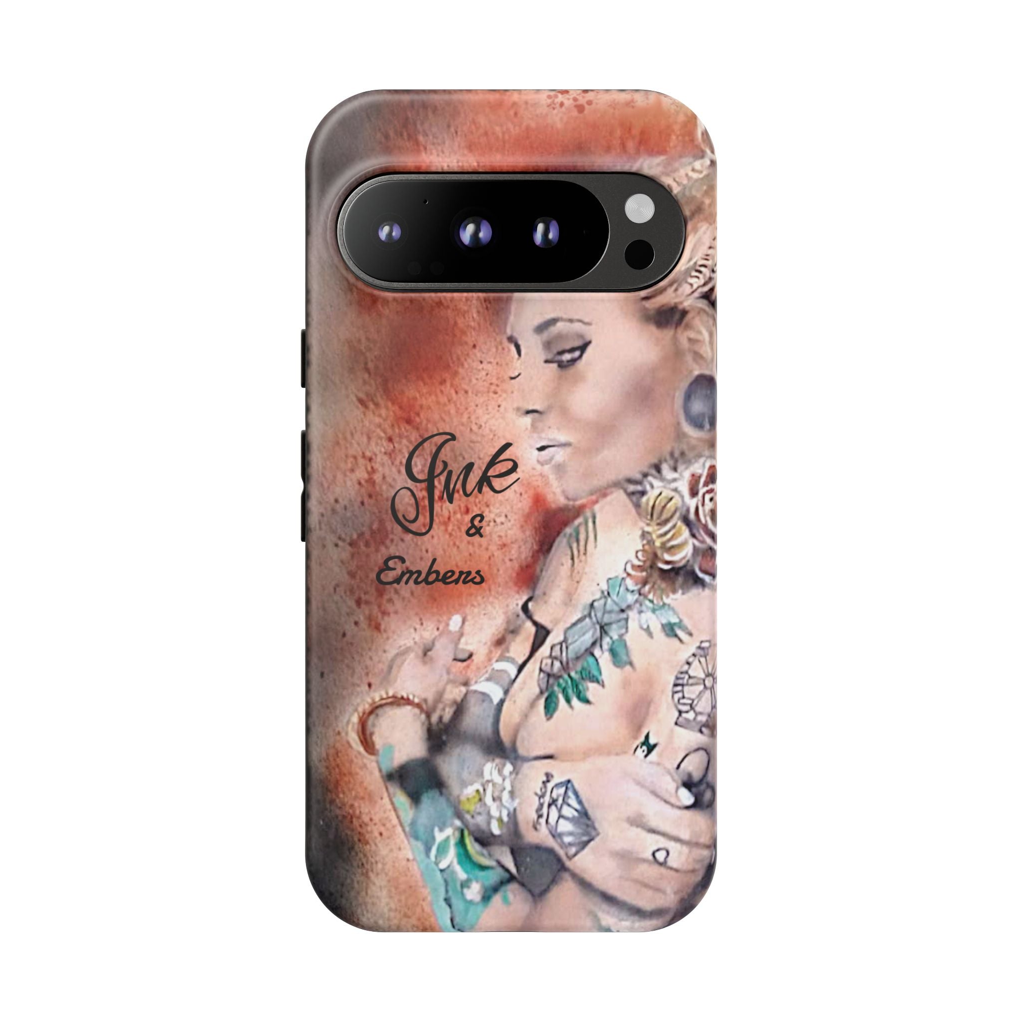 Tattooed Pin-Up Tough Case — Ink & Embers Phone Cover