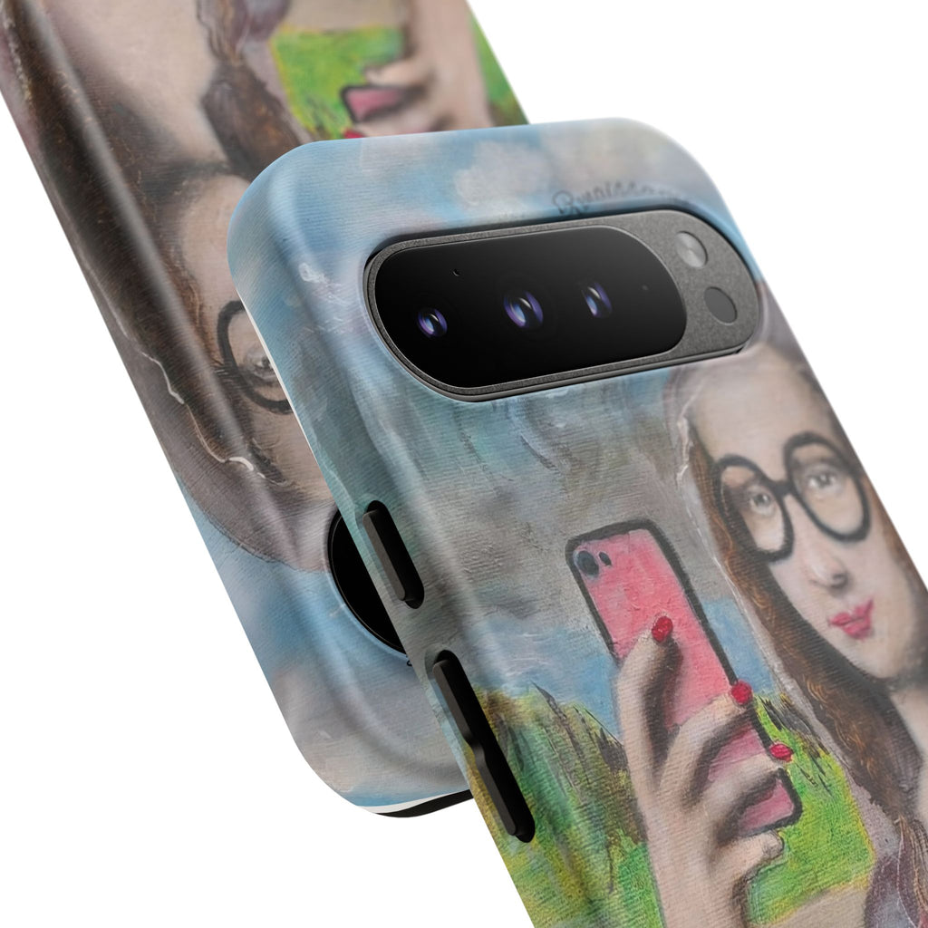 Mona Lisa Selfie Tough Phone Case — Renaissance Reloaded Protective Cover