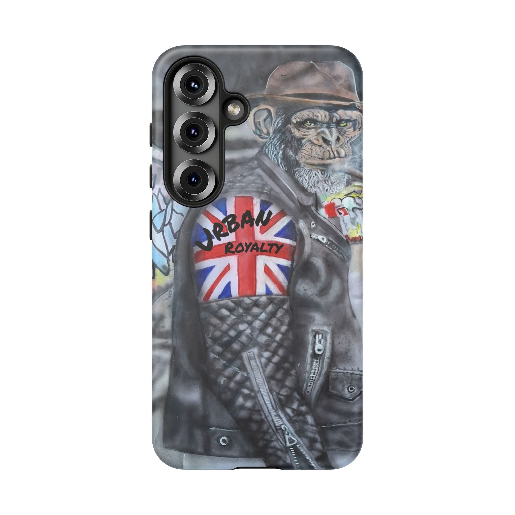 Urban Royalty Monkey Phone Case – Graffiti Biker Protective Cover