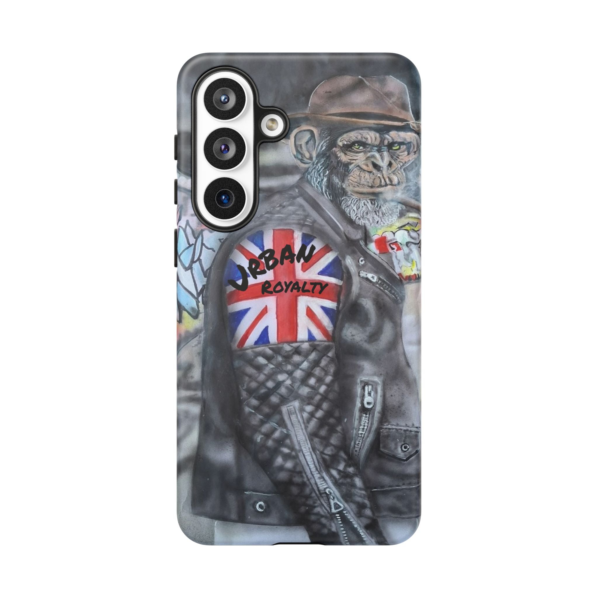Urban Royalty Monkey Phone Case – Graffiti Biker Protective Cover