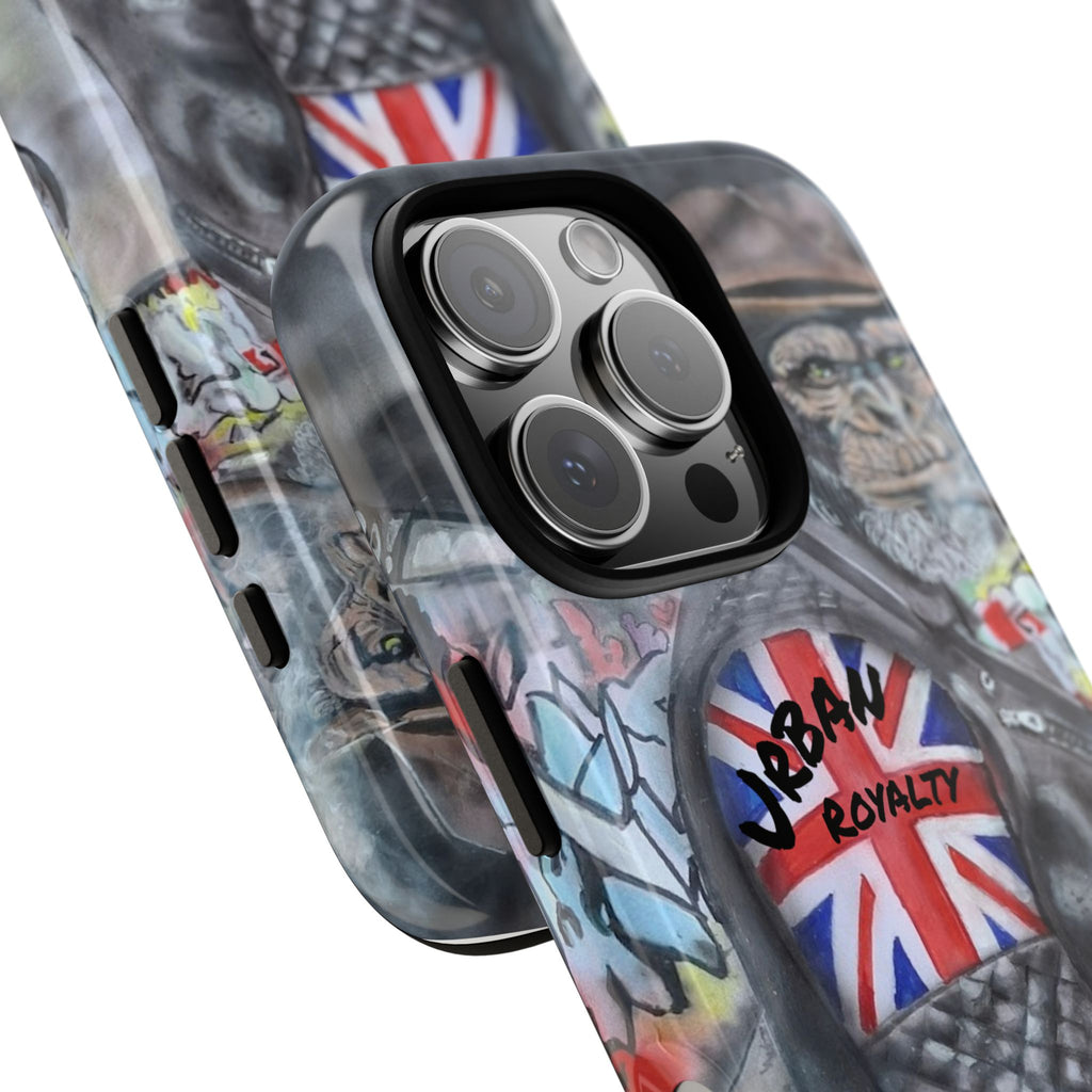 Urban Royalty Monkey Phone Case – Graffiti Biker Protective Cover