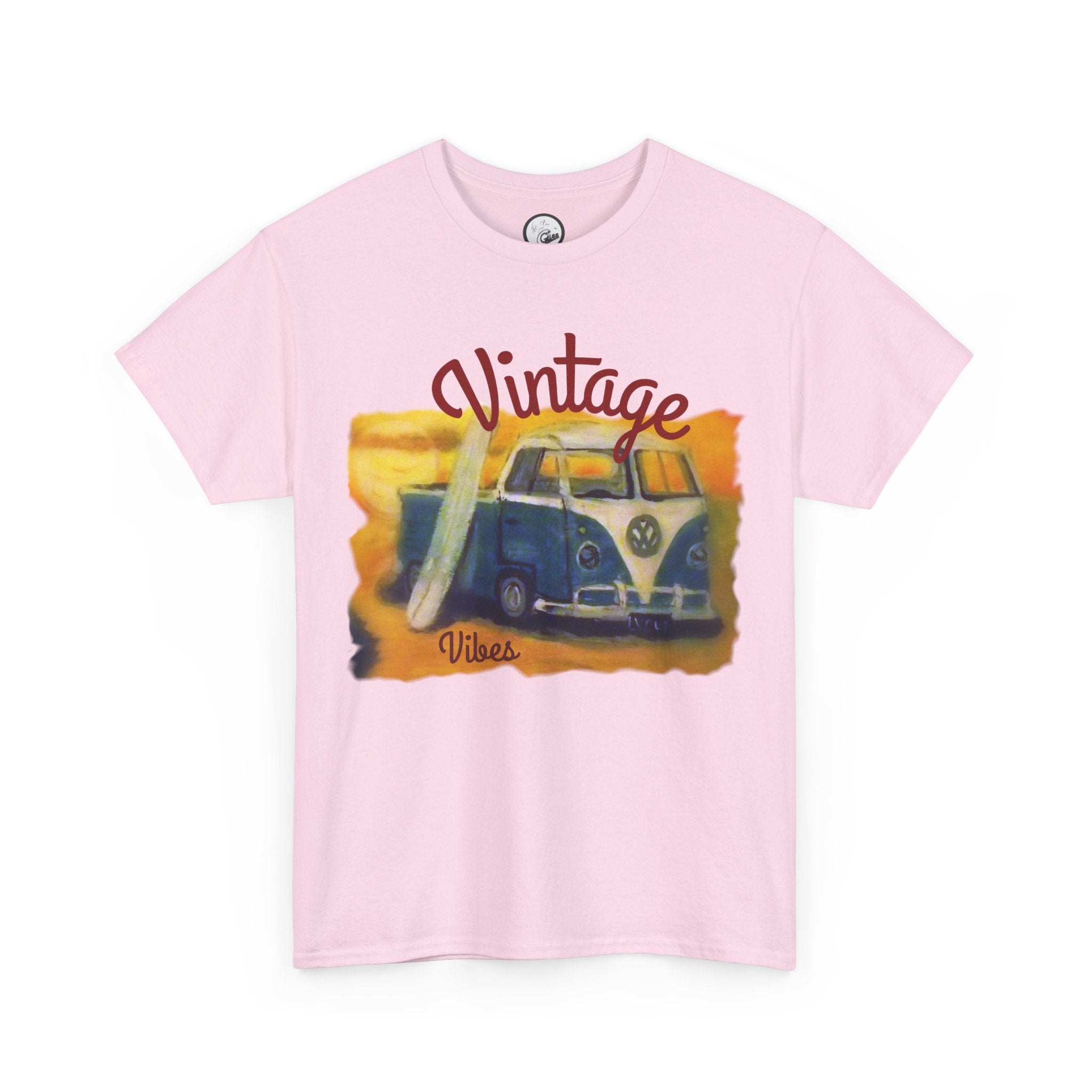 Vintage VW Camper Tee — 'Vintage' Retro Surf Van T-Shirt