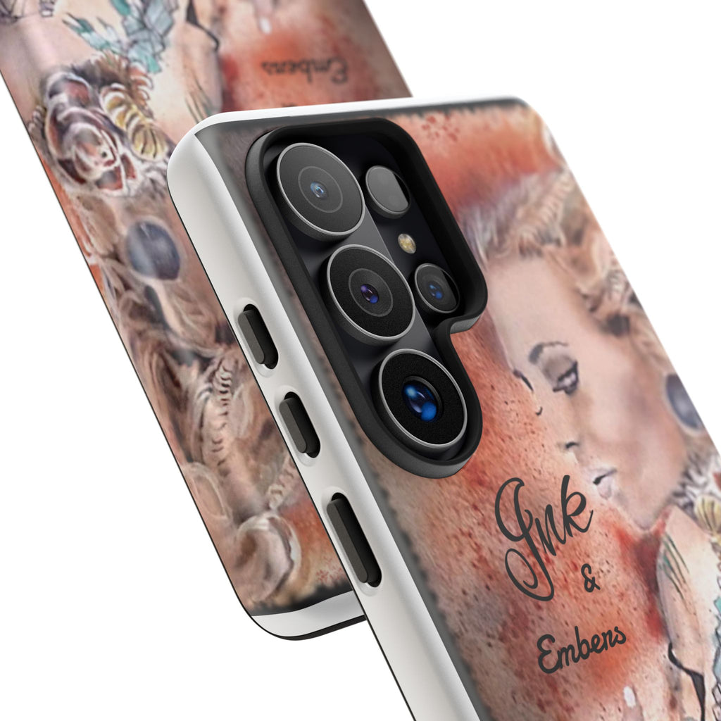Tattooed Pin-Up Tough Case — Ink & Embers Phone Cover
