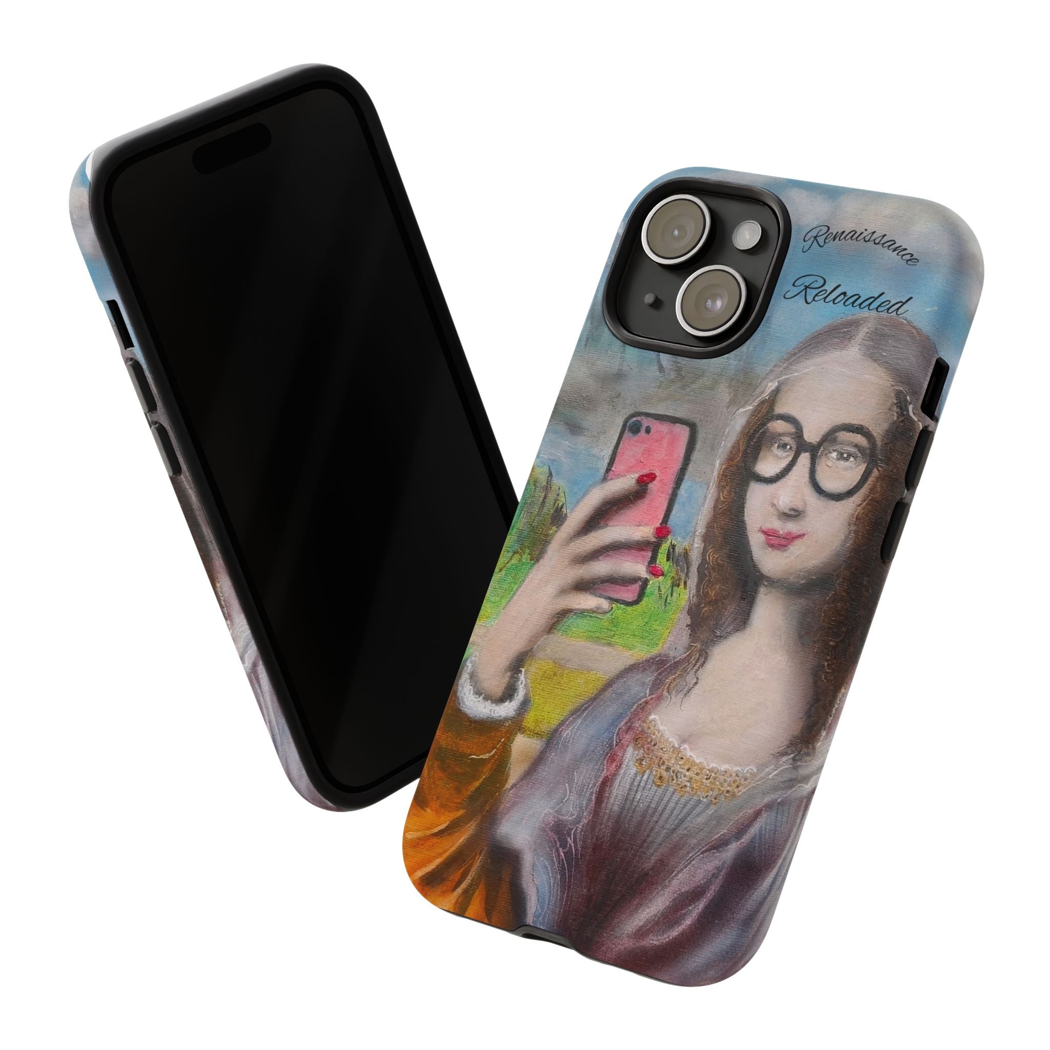 Mona Lisa Selfie Tough Phone Case — Renaissance Reloaded Protective Cover